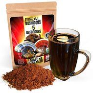 5 Defenders Mushroom Extract Blend by Real Mushrooms - Chaga, Reishi, Shiitake, Maitake and Turkey Tail Mushroom... N5