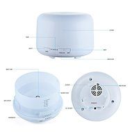 Essential Oil Diffuser Ultrasonic Humidifier for Aromatherapy, GerTong 500ml Cool Mist Air Humidifier with 7 Color...