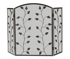 Panacea Products 15932 3-Panel Climbing Vine Fireplace Screen