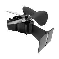 Signstek 4 Blade Heat Powered Stove Fan for Wood Log Coal Fire Burner Fireplace N2