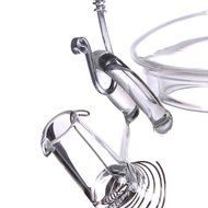 Teakettles, WOLFBUSH Metal Handle Borosilicate Glass Teapot 300ml N3