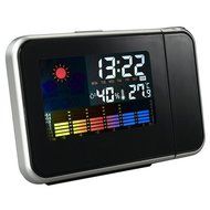 SYS Hot Projection Weather LCD Digital Alarm Clock, Backlight LED Color Display Projector Snooze Alarm Hours Clocks N8