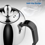 Ecooe Stainless Steel Electric Induction Gooseneck Kettle - 1.2L