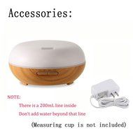 300ML Ultrasonic Aromatherapy Humidifier, YouVogue Wood Grain Aromatherapy Essential Oil Diffuser, With 7 Changing... N11