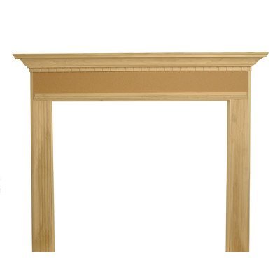 Sterling Fireplace Mantel Surround Shelf Length: 66.5", Finish: Unfinished