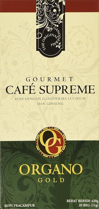 Organo Gold Cafe Supreme 100% Certified Ganoderma Extract Sealed N2