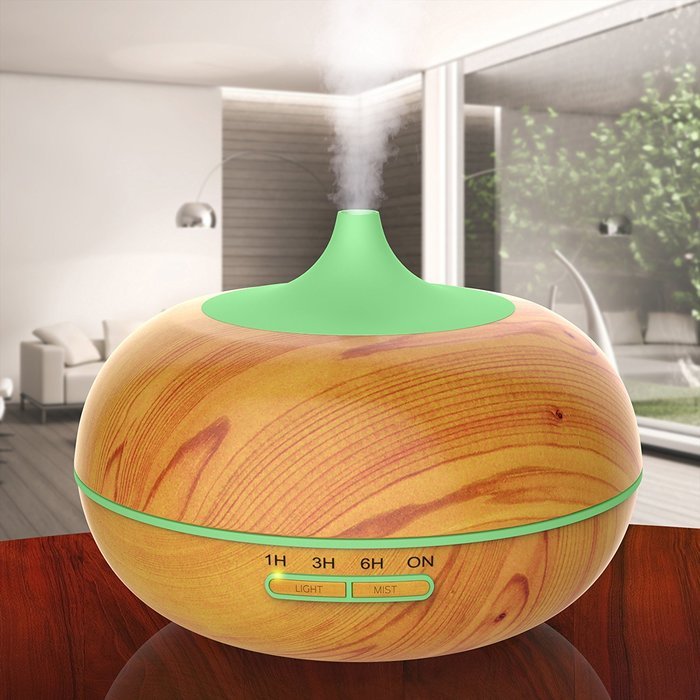 New 2016 Modern Zen House Aromatherapy Essential Oil Diffuser, Ultrasonic Whisper-Quiet Humidifier Aromatherapy...