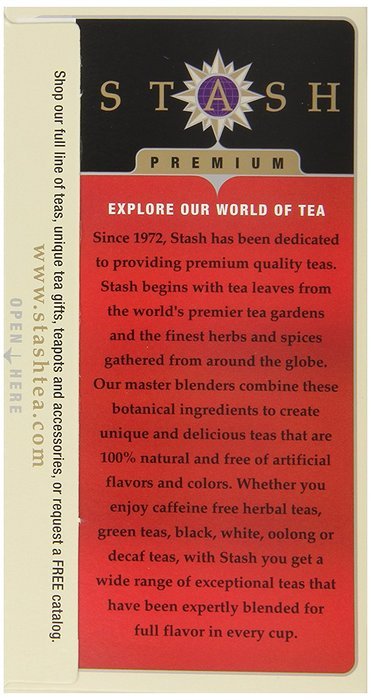 Stash Tea Licorice Spice Herbal Tea, 20 Count Tea Bags in Foil (Pack of 6) N48