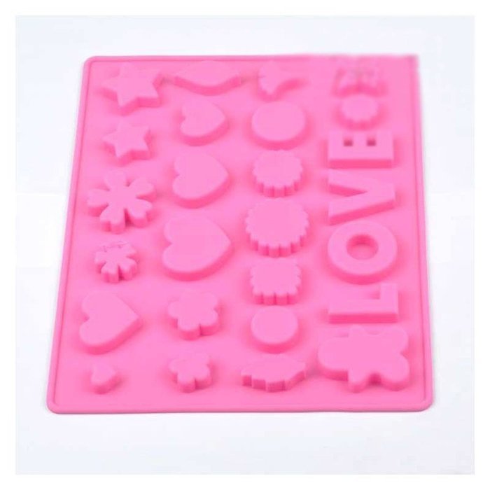 Baking Cake Mold Silicone Mold For Microwave, Love Shaped Ice Cube Mold N4