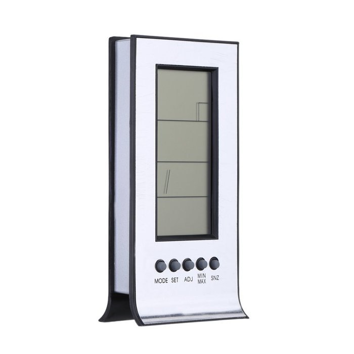 Alarm Clock Forecast Calendar Barometer Hygrometer Wireless Weather Station Multi-function Electronic Temperature... N7
