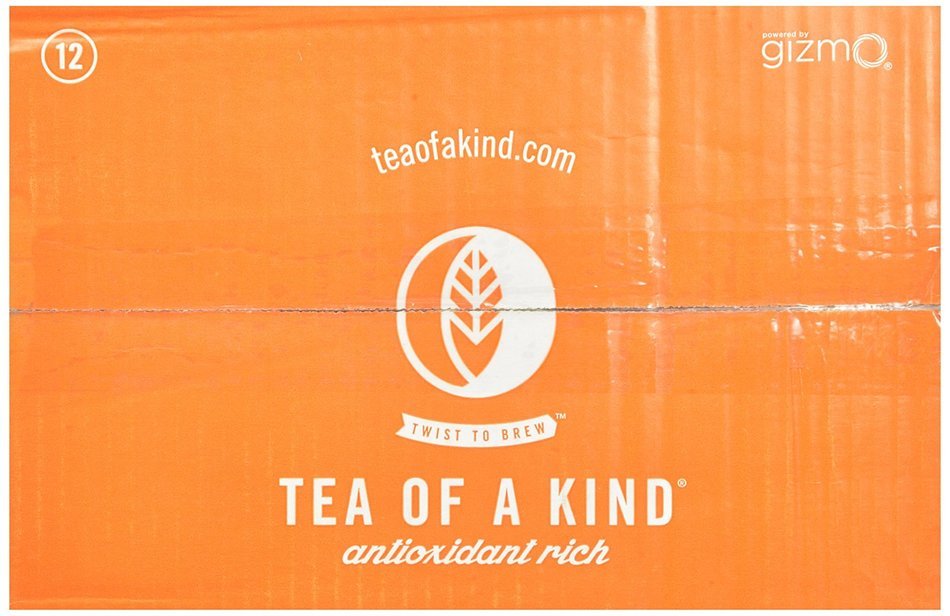Tea of a Kind Black Tea, Peach Ginger, 16 Ounce (Pack of 12) N7