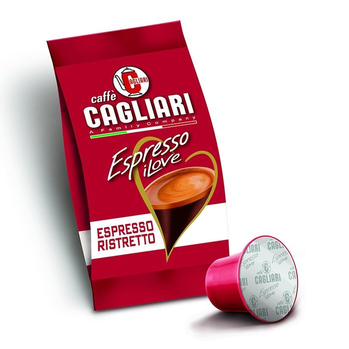 Caff&eacute; Cagliari (Nespresso Compatible Capsules) 100 COUNT (Ristretto Espresso)
