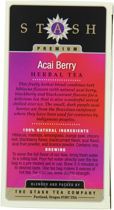 Stash Tea Licorice Spice Herbal Tea, 20 Count Tea Bags in Foil (Pack of 6) N53