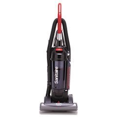 - Sanitaire True HEPA Commercial Bagless/Cyclonic Upright Vacuum, Red -