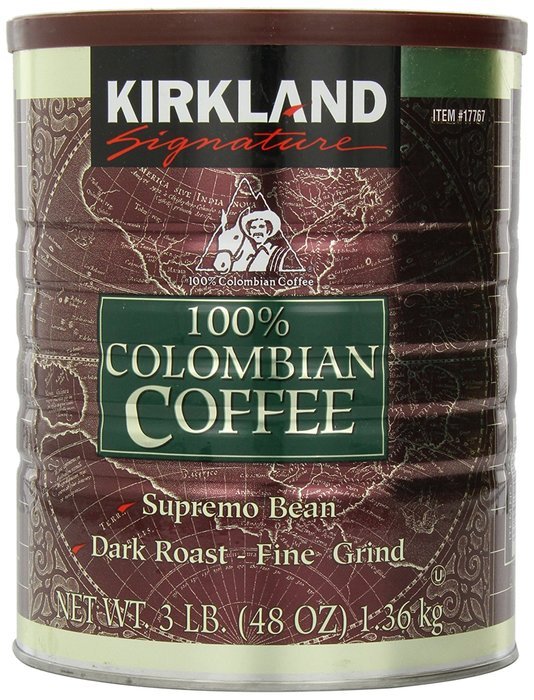 Signature 100% Colombian Coffee Supremo Bean Dark Roast-Fine Grind, 3 Pound N4