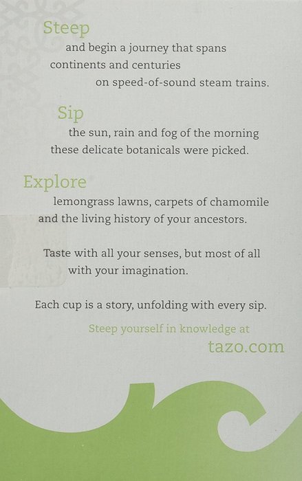 Tazo Zen Filterbag Tea (20 Filterbags per box) (Pack of 4 boxes) N2