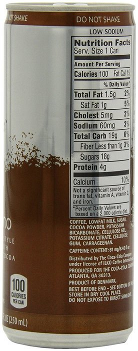 illy issimo Coffee Drink, Caff&egrave;, 6.8-Ounce Cans (Pack of 12) N8