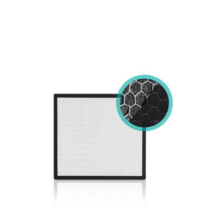 Alen BreatheSmart Customizable Air Purifier with HEPA-Pure Filter for Allergies and Dust (White, 1-Pack) N26