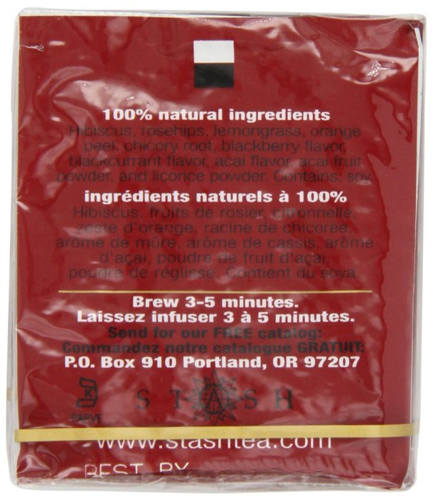 Stash Tea Licorice Spice Herbal Tea, 10 Count Tea Bags in Foil (Pack of 12) N43