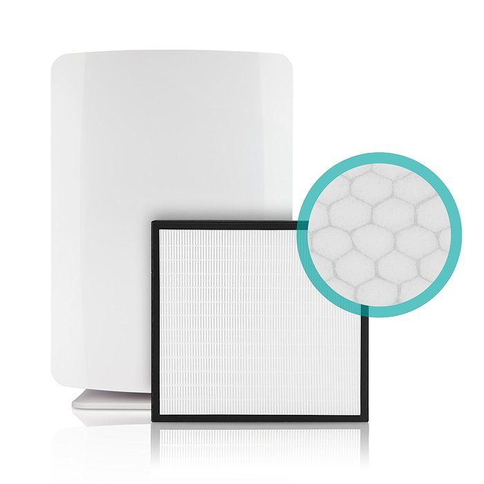 Alen BreatheSmart Customizable Air Purifier with HEPA-Pure Filter for Allergies and Dust (White, 1-Pack) N32