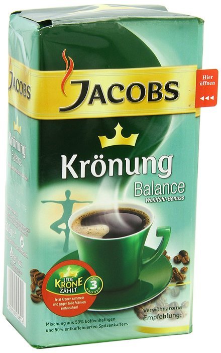 Jacobs Coffee Kronung Balance, Net Wt 17.6 Oz (Pack of 3)