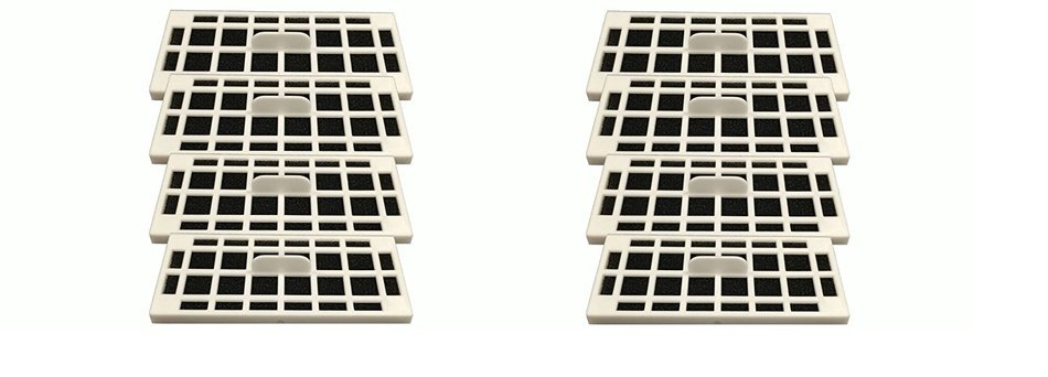 8 GE Fridge Odor Air Filters For Cafe Series Fits CFE28TSHSS, CYE22TSHSS, CZS25TSESS & CNS23SSHSS by LifeSupplyUSA