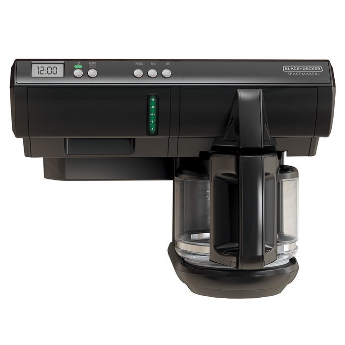 BLACK+DECKER SCM1000BD Space Maker 12-Cup Programmable Coffee Maker, Black N2