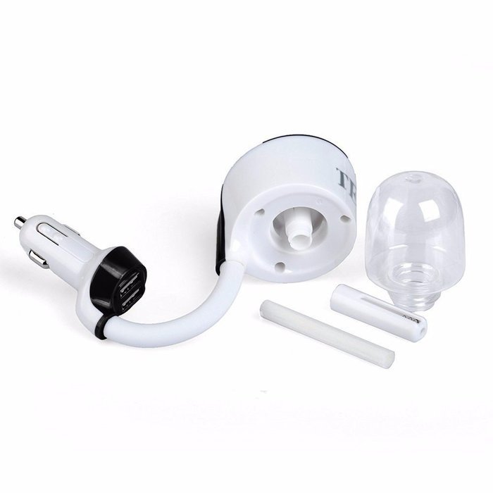 KING DO WAY Aromatherapy Car Humidifier Dual USB Charger Car Air Purifier Waterless Auto Shut-off Aromatherapy... N7