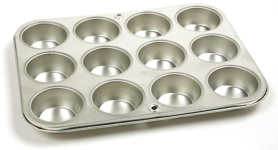 Kitchen, Dining & Bar Heavy-Duty Gauge Tin Muffin Cupcake Pan 12 Cup