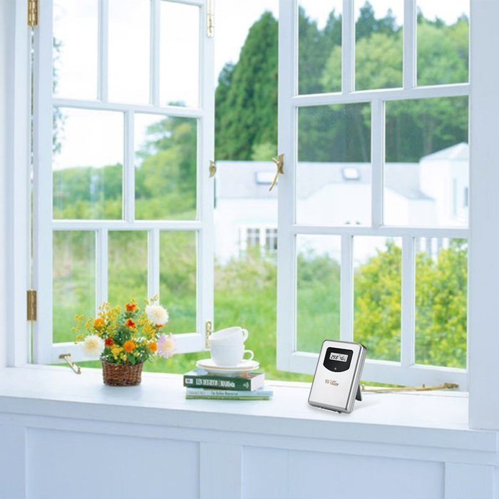 Wireless Weather Station, Willor Digital Indoor Thermometer Hygrometer with Temperature Humidity Weather Forecast... N16
