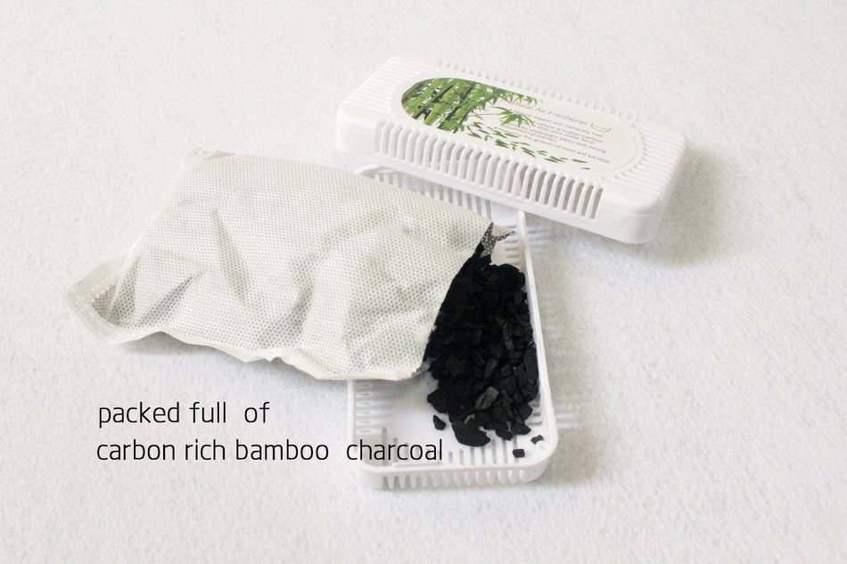 Best Activated Charcoal Odor Absorber and Natural Air Purifying Bag - Effective Refrigerator and Closet Deodorizer...