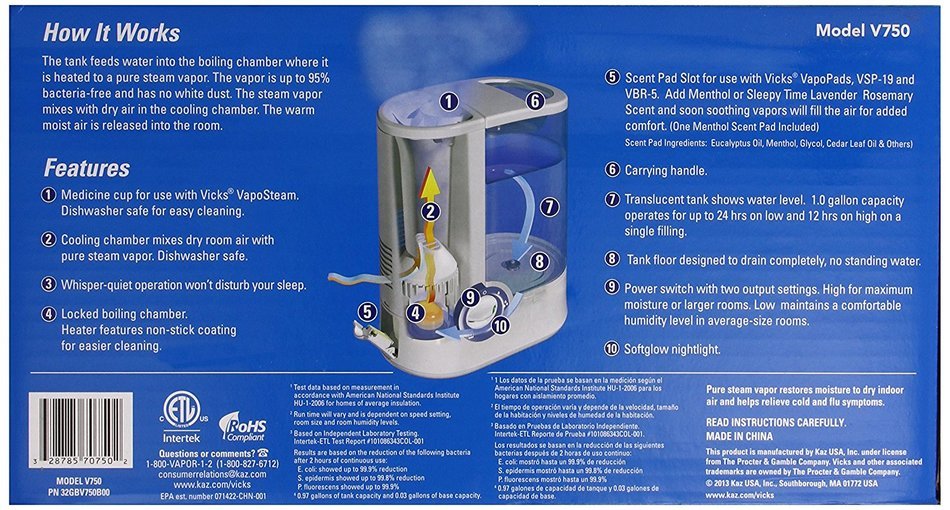 Vicks Warm Mist Humidifier