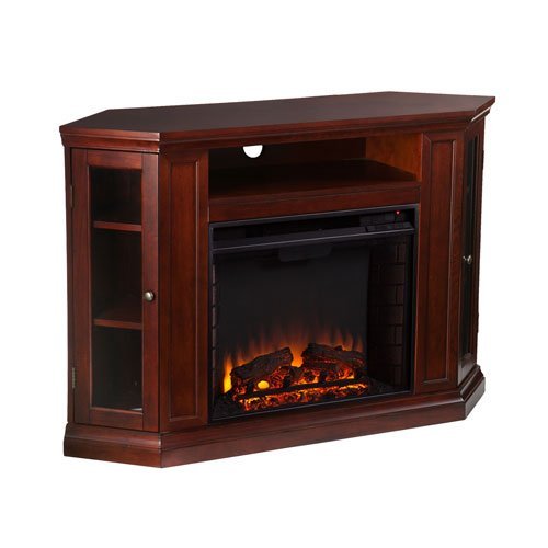 Holly & Martin Ponoma Convertible Media Electric Fireplace in Cherry