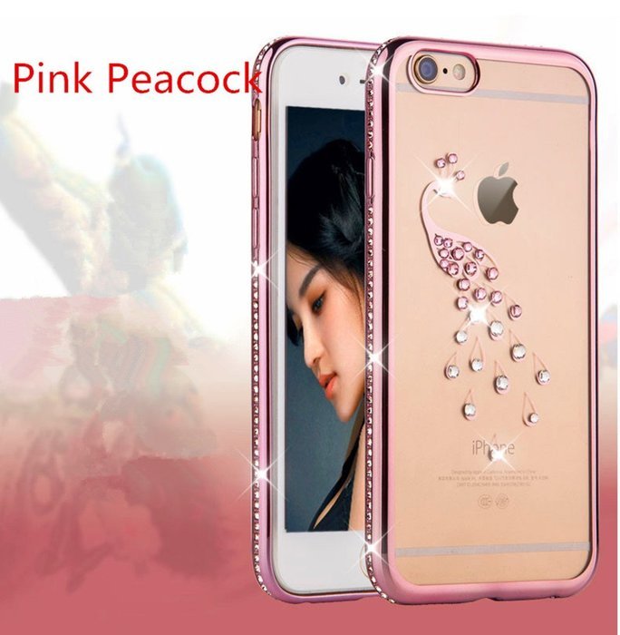 iPhone 7 Case,Inspirationc Glitter Bling Crystal Rhinestone Diamonds Clear Rubber Electroplate Plating Frame TPU... N5