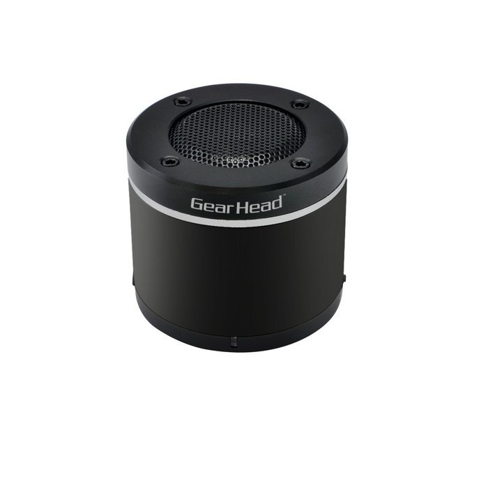 Gear Head Portable Bluetooth Speaker for iPad/iPhone/iPod, Red/Black (BT3000RED) N22
