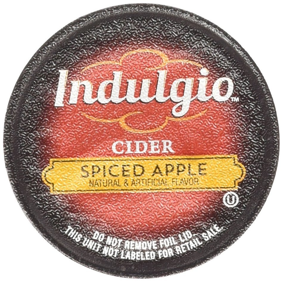 Indulgio Spiced Apple Cider Single Serve for Keurig K-Cup Brewers, 12 Count (Pack of 6) N11