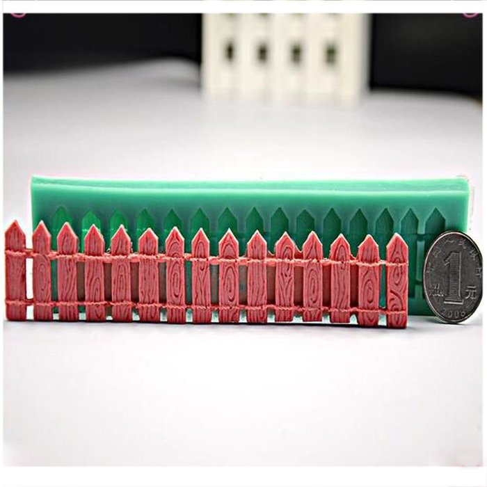 Lariy Silicone Fence Cake Fondant Candy Chocolate Mold Decorating Tools Baking New