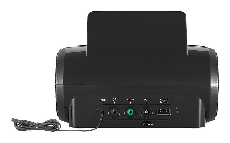 Sangean Compact AM/FM Dual Alarm Clock Radio with Large Easy to Read Backlit LCD Display & Lightning Connector... N2