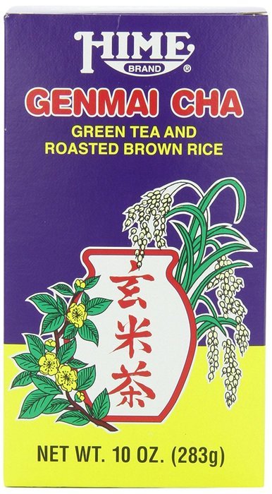 Hime Genmai Cha Green Tea and Roasted Brown Rice, 10-Ounce Boxes (Pack of 4) N4