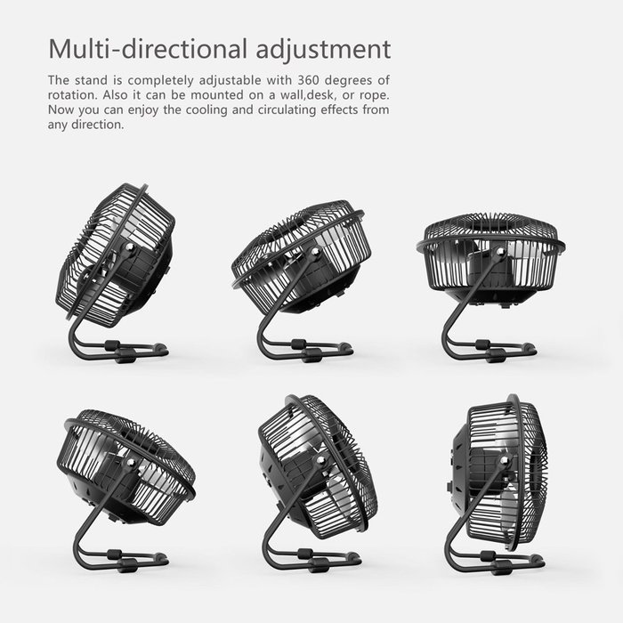 ECVILLA USB Desk Mini Fan N7