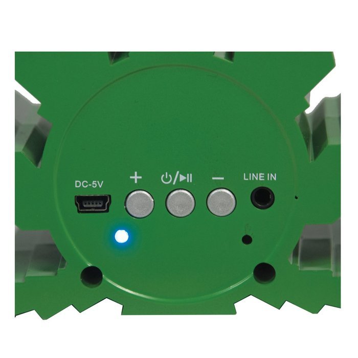 Pangea Brands PA-BT-GRN-LEAF Marijuana Bluetooth Speaker, Green N4