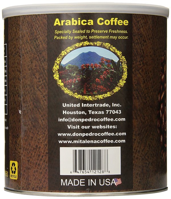 Caf&eacute; Don Pedro American Roast, 34.5 Ounce