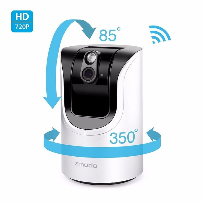 Youzee 720p HD WiFi IP IR Security Camera 2-Way Audio Connects Wirelessly