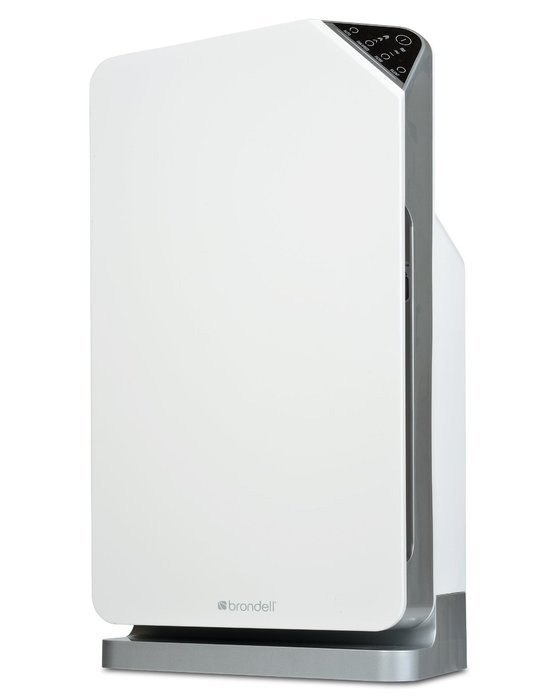 Brondell O2+ Balance Air Purifier with True HEPA and Carbon Filtration for Odor and VOCs, White