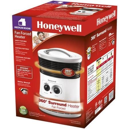 Honeywell Manual 360-degree Surround Heater, White Free Image Download