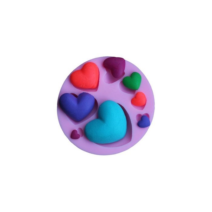 Cutoy Heart Design Silicone Cake Fondant Chocolete Jello Soap Candy Gum Paste Molds Clay Moulds DIY Decorating... N3