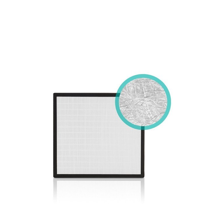 Alen BreatheSmart Customizable Air Purifier with HEPA-Pure Filter for Allergies and Dust (White, 1-Pack) N76