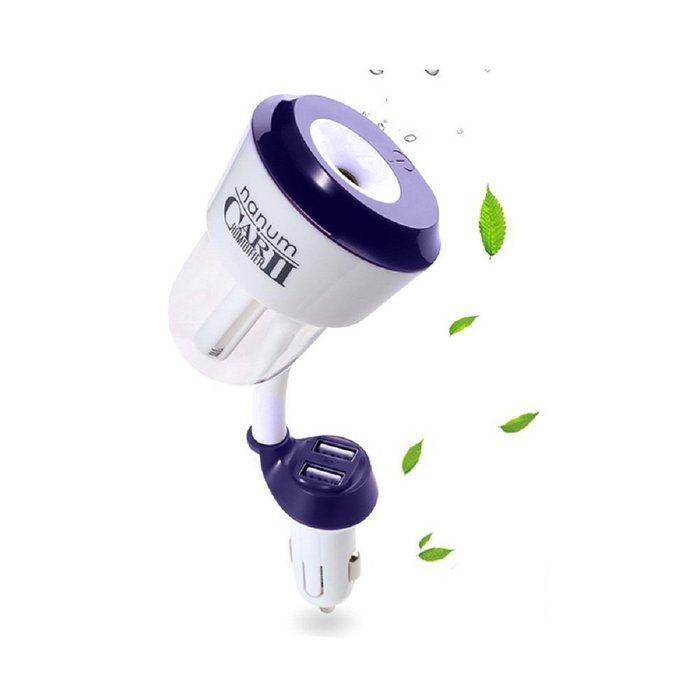 Megadream Portable Auto Off 3 in 1 Car Cigarette Charger Kit with Cool Mist Humidifiers + Essential Oil Diffusers... N4