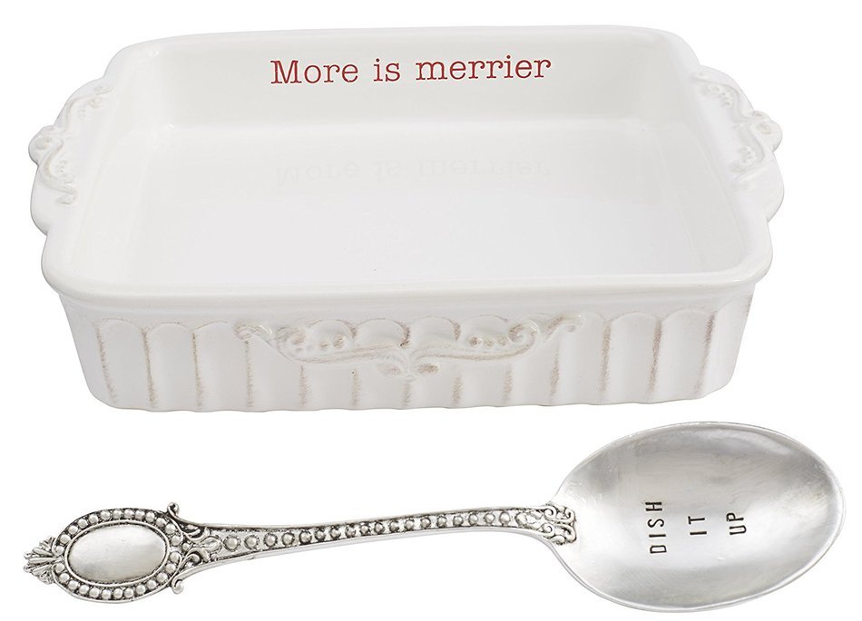 Mud Pie Circa Holiday Baking Set, White N2