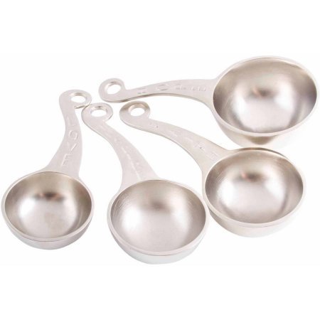 4-Piece Aluminum Stamped Measuring Cup Set
